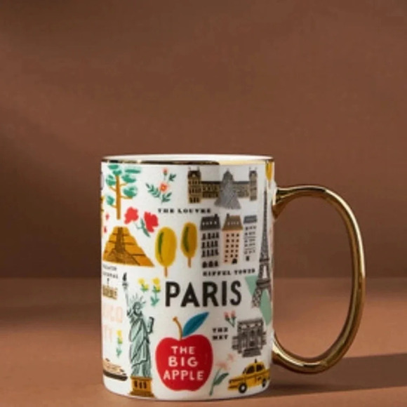 Anthropologie Bon Voyage Mug - Picture 2 of 2